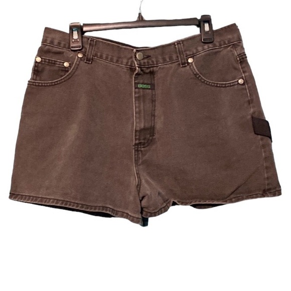 Boss Juniors Dark Gray Jean Shorts - Size 17 / 18 - Picture 2 of 12